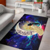 Aladin Couple Love You To The Moon Galaxy Carpet Rug Home Room Decor Back