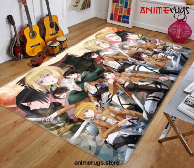 Attack On Titan Anime 19 Area Rug Living Room And Bed Room Rug Rug Regtangle Carpet Floor Decor Home Decor - Dreamrooma