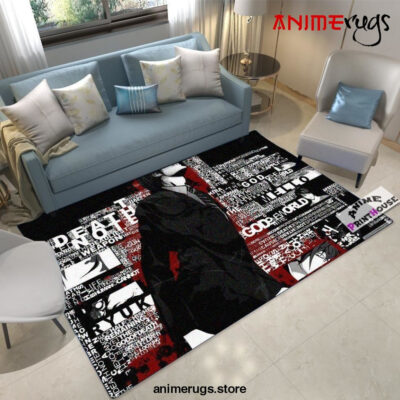 Death Note L Area Rugs Anime Living Room Carpet Home Rug Regtangle Carpet Floor Decor Home Decor - Dreamrooma