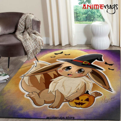 Eevee Halloween Pokemon Anime Fn080222 Movies Area Rug Rug Regtangle Carpet Floor Decor Home Decor - Dreamrooma