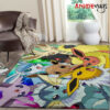 Eevee Pokemon Anime Fn070239 Movies Area Rug Rug Regtangle Carpet Floor Decor Home Decor - Dreamrooma