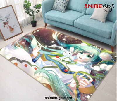 Hatsune Miku Anime 55 Area Rug Living Room And Bed Room Rug Rug Regtangle Carpet Floor Decor Home Decor - Dreamrooma