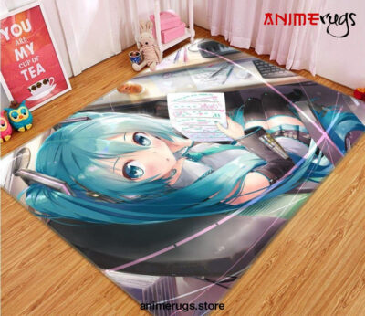 Hatsune Miku Anime 82 Area Rug Living Room And Bed Room Rug Rug Regtangle Carpet Floor Decor Home Decor - Dreamrooma