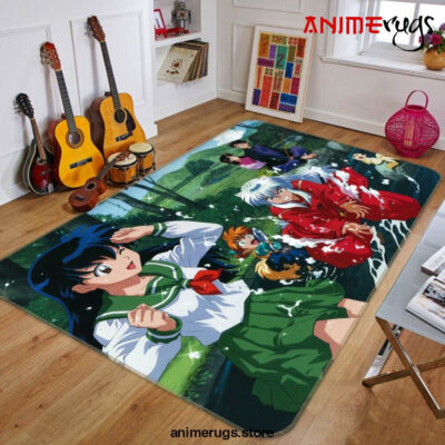 Inuyasha Anime 3 Area Rug Living Room And Bed Room Rug Rug Regtangle Carpet Floor Decor Home Decor - Dreamrooma