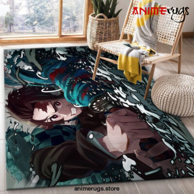 Kamado Tanjiro Demon Slayer Anime 2 Area Rug Living Room And Bed Room Rug Rug Regtangle Carpet Floor Decor Home Decor - Dreamrooma