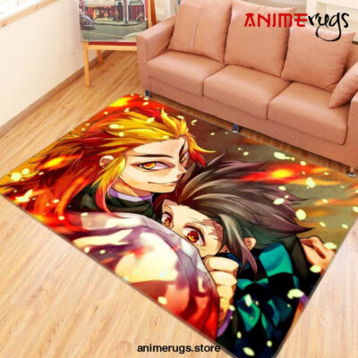 Kimetsu No Yaiba Anime 40 Area Rug Living Room And Bed Room Rug Rug Regtangle Carpet Floor Decor Home Decor - Dreamrooma
