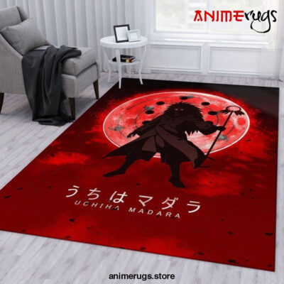 Madara Uchiha Anime Area Rug Living Room And Bed Room Rug Rug Regtangle Carpet Floor Decor Home Decor - Dreamrooma