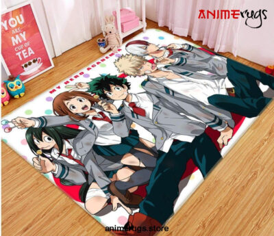 My Hero Academia Anime 4 Area Rug Living Room And Bed Room Rug Rug Regtangle Carpet Floor Decor Home Decor - Dreamrooma