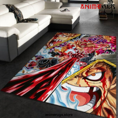 One Piece Luffy Vs Katakuri Anime Area Rug Living Room And Bed Room Rug Rug Regtangle Carpet Floor Decor Home Decor - Dreamrooma