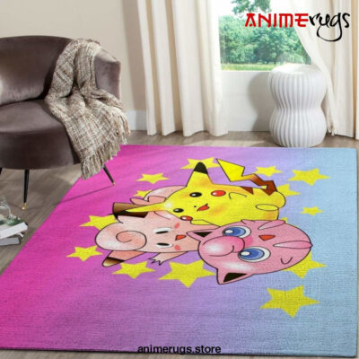 Pikachu Pokemon Anime Fn080207 Movies Area Rug Rug Regtangle Carpet Floor Decor Home Decor - Dreamrooma
