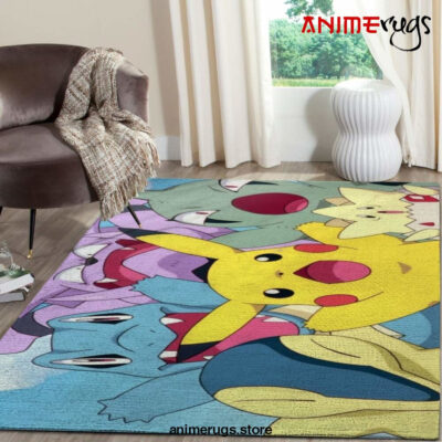 Pikachu Pokemon Anime Fn080217 Movies Area Rug Rug Regtangle Carpet Floor Decor Home Decor - Dreamrooma