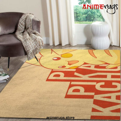 Pikachu Pokemon Anime Fn080222 Movies Area Rug Rug Regtangle Carpet Floor Decor Home Decor - Dreamrooma