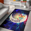 Pokemon Friends Gen 1 Love You To The Moon Galaxy Carpet Rug Home Room Decor Back