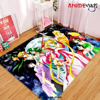 Sailor Moon Anime 2 Area Rug Living Room And Bed Room Rug Rug Regtangle Carpet Floor Decor Home Decor - Dreamrooma