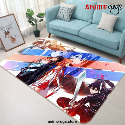 Sword Art Online Anime 23 Area Rug Living Room And Bed Room Rug Rug Regtangle Carpet Floor Decor Home Decor - Dreamrooma