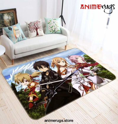 Sword Art Online Anime 26 Area Rug Living Room And Bed Room Rug Rug Regtangle Carpet Floor Decor Home Decor - Dreamrooma
