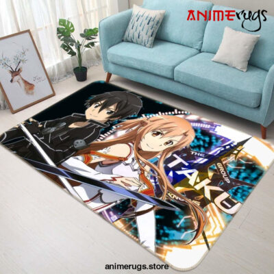 Sword Art Online Anime 29 Area Rug Living Room And Bed Room Rug Rug Regtangle Carpet Floor Decor Home Decor - Dreamrooma