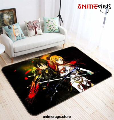 Sword Art Online Anime 33 Area Rug Living Room And Bed Room Rug Rug Regtangle Carpet Floor Decor Home Decor - Dreamrooma