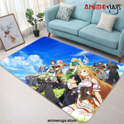Sword Art Online Anime 34 Area Rug Living Room And Bed Room Rug Rug Regtangle Carpet Floor Decor Home Decor - Dreamrooma