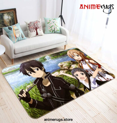 Sword Art Online Anime 36 Area Rug Living Room And Bed Room Rug Rug Regtangle Carpet Floor Decor Home Decor - Dreamrooma