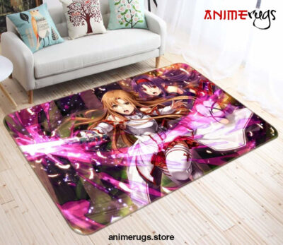 Sword Art Online Anime 39 Area Rug Living Room And Bed Room Rug Rug Regtangle Carpet Floor Decor Home Decor - Dreamrooma