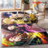 Tanjiro Nezuko Zenitesu Inosuke Demon Slayer Anime Area Rug Living Room And Bed Room Rug Rug Regtangle Carpet Floor Decor Home Decor - Dreamrooma