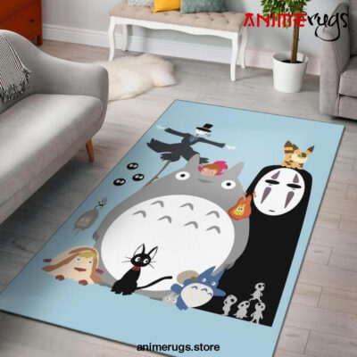 Totoro Area Rugs Anime Movies Bedroom Living Room Carpet Home Rug Regtangle Carpet Floor Decor Home Decor - Dreamrooma