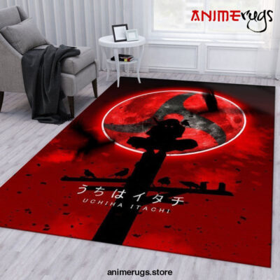 Uchiha Itachi Naruto Anime 2 Area Rug Living Room And Bed Room Rug Rug Regtangle Carpet Floor Decor Home Decor - Dreamrooma