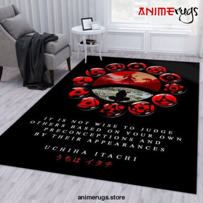 Uchiha Itachi Naruto Anime 5 Area Rug Living Room And Bed Room Rug Rug Regtangle Carpet Floor Decor Home Decor - Dreamrooma