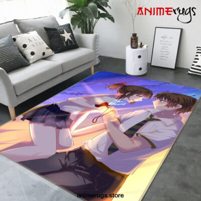 Your Name Anime 16 Area Rug Living Room And Bed Room Rug Rug Regtangle Carpet Floor Decor Home Decor - Dreamrooma