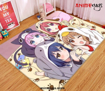 Yuruyuri Anime 4 Area Rug Living Room And Bed Room Rug Rug Regtangle Carpet Floor Decor Home Decor - Dreamrooma