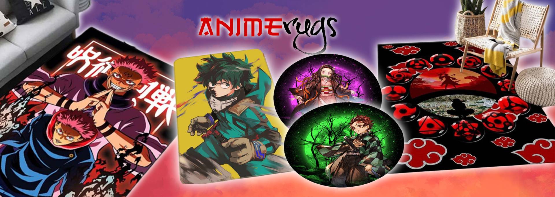 anime rug banner - Anime Rugs Store