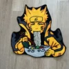 kf S168cf5f0fd8246878dfde5f14212c5fb8 Naruto Manga Irregular Area Rugs Yellow Sasuke Eat Noodle character Home Bedroom Decoration Door Kitchen Anti - Anime Rugs Store