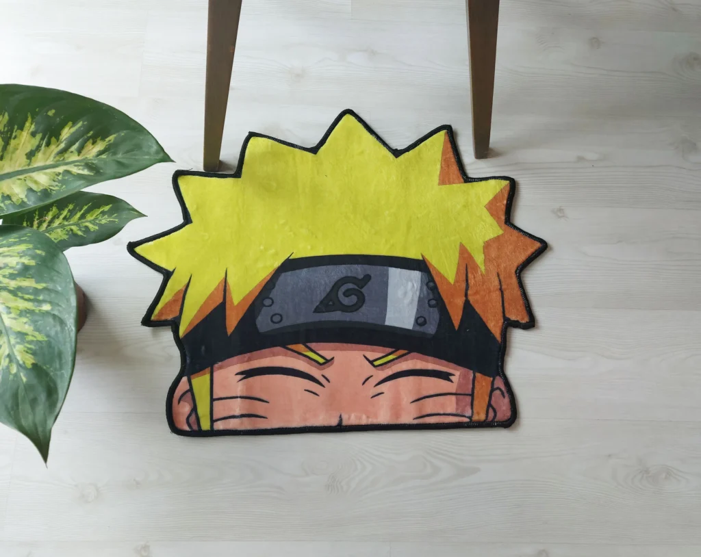 kf S1de39aab500944af9df817ecdc8c68a2K Anime Naruto Character Mats Irregular Shape Area Rug Home Decor Gift for Anime Lovers Non slip - Anime Rugs Store