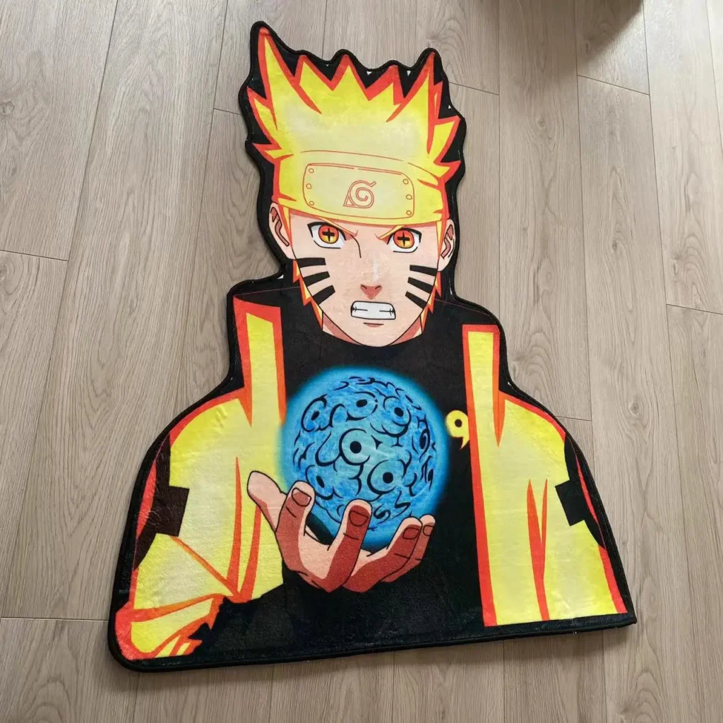 kf S30b0eb48515d4a639afbeab9c67301a3Z Anime Movie Naruto Ball In Hand Characters Rug Manga Home Bedroom Decoration Carpets Non Slip Mat - Anime Rugs Store