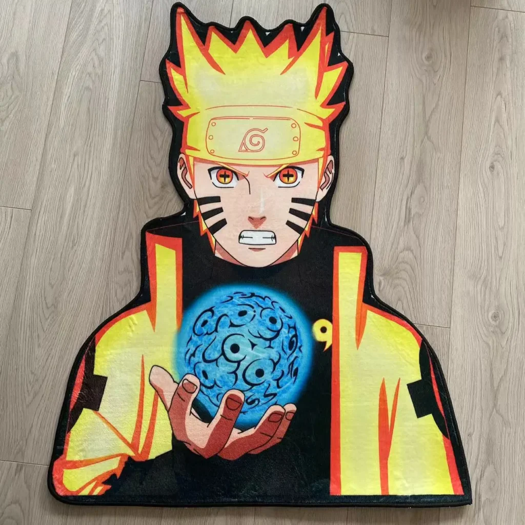 kf S32e3583224a14cf7a95a84576ca13442f Anime Movie Naruto Ball In Hand Characters Rug Manga Home Bedroom Decoration Carpets Non Slip Mat - Anime Rugs Store