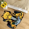 kf S6c112c178b5d415ba98164f418a2157fR Naruto Manga Irregular Area Rugs Yellow Sasuke Eat Noodle character Home Bedroom Decoration Door Kitchen Anti - Anime Rugs Store